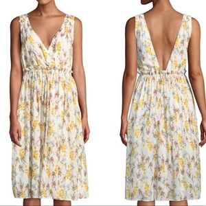 NWT LINE & DOT Fleur summer floral sleeveless cottagecore dress small new